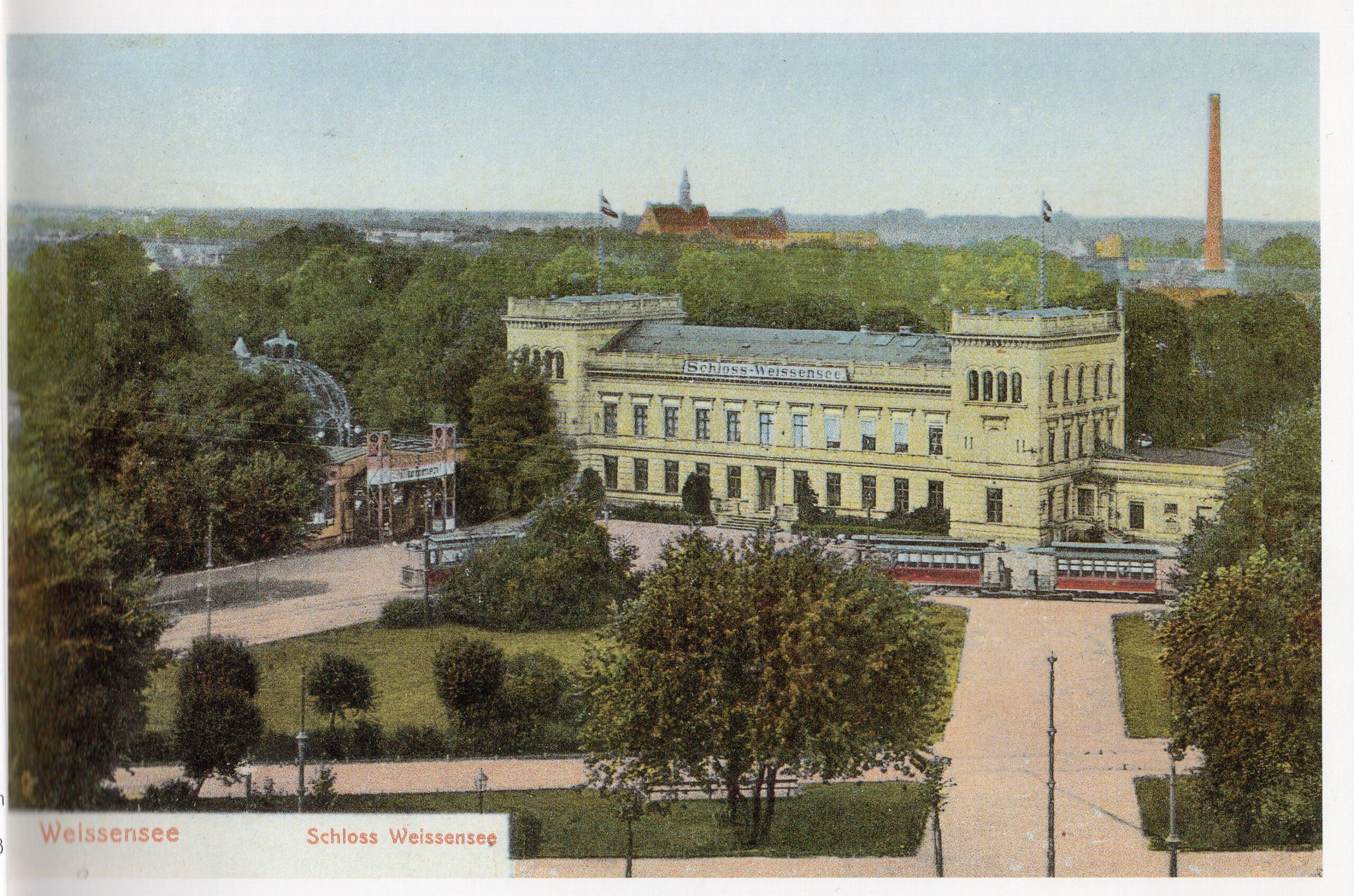 Weissensee-Ehemaliges Schloss -Postkarte um 1900-Foto: Weißenseer Heimatfreunde e.V.
